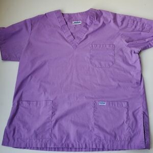 Mobb Purple Scrub Top